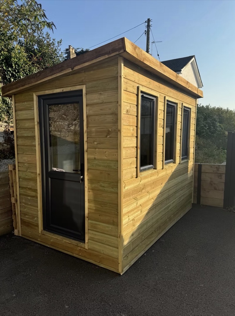 Timber garden room for work or leisure