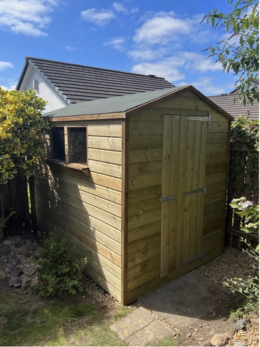 Finished timber project