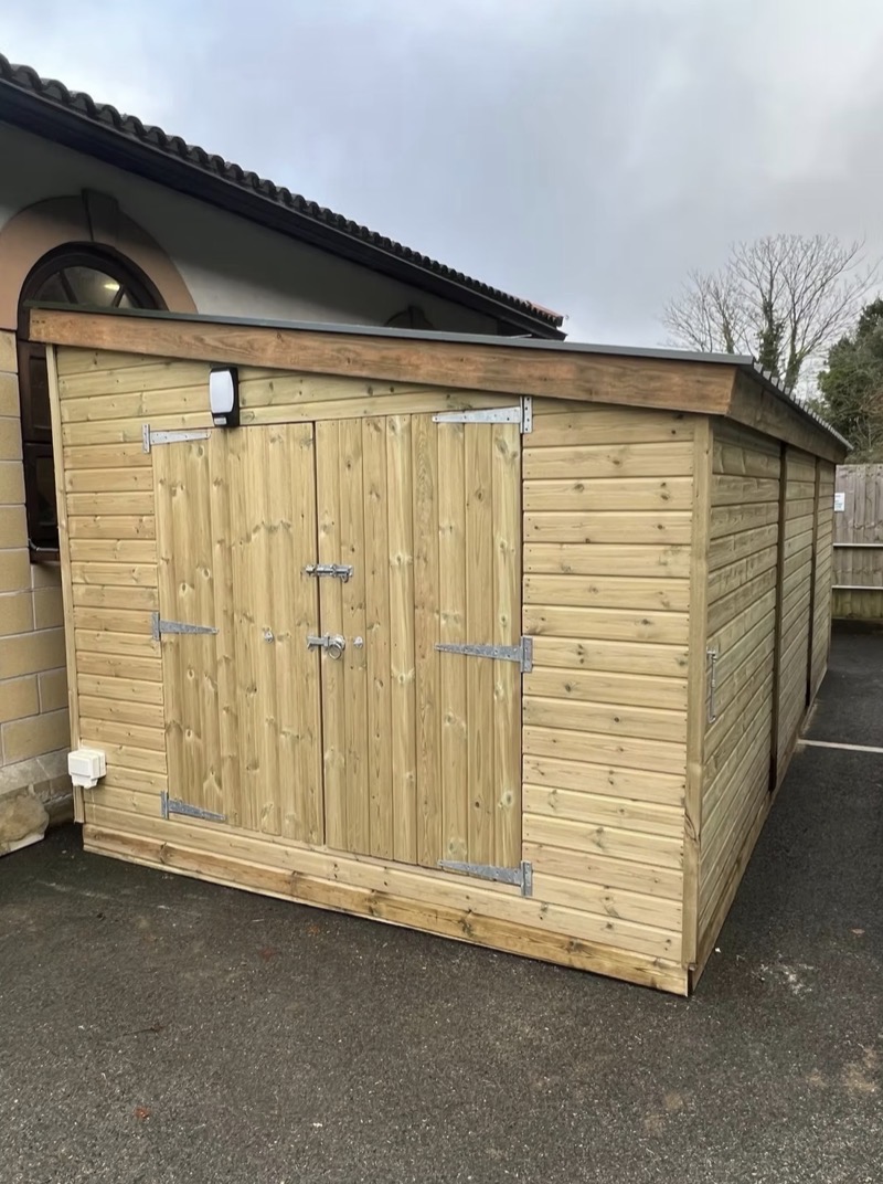 Garden storage shed