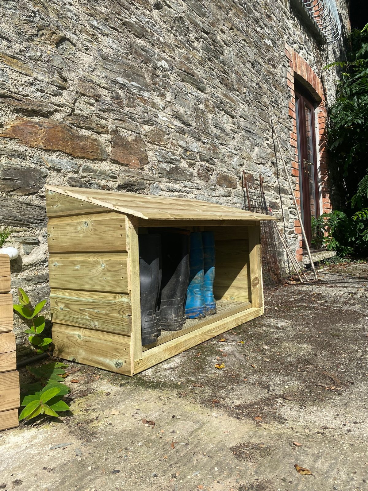 Welly Shed — handmade timber